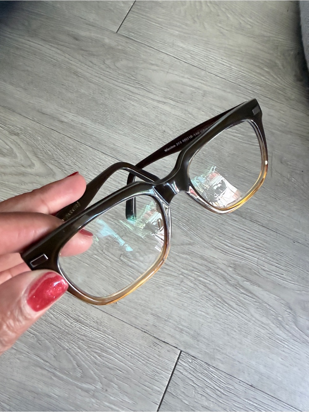 Warby Parker Winston Eyeglasses in Brown & Gold
